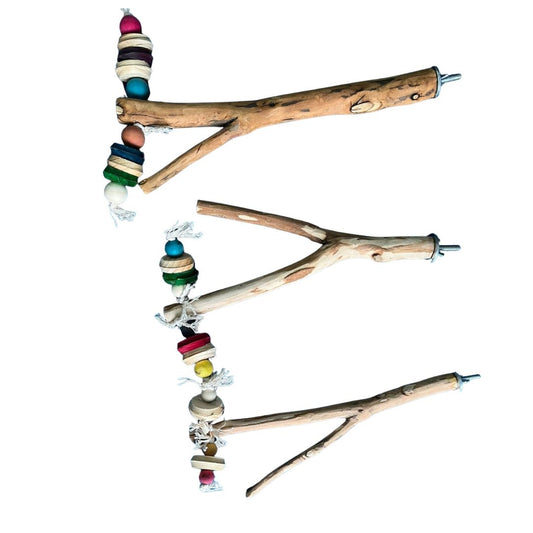 Bluegum Perch With Toys