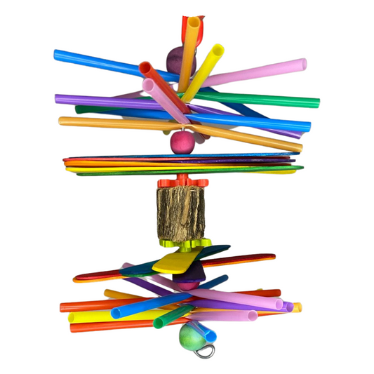Straw Popsicle fun