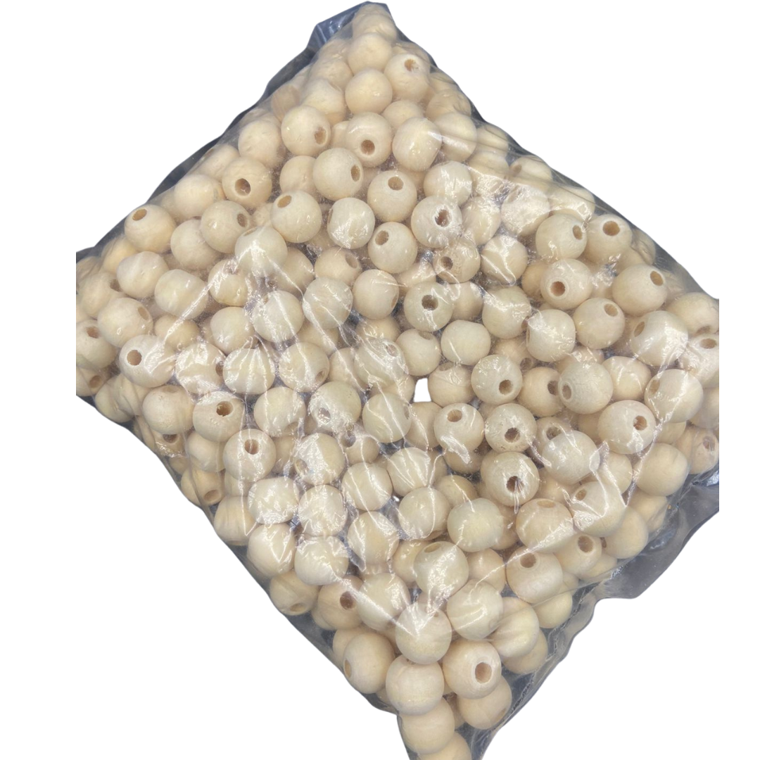 1kg Bulk Wooden Beads