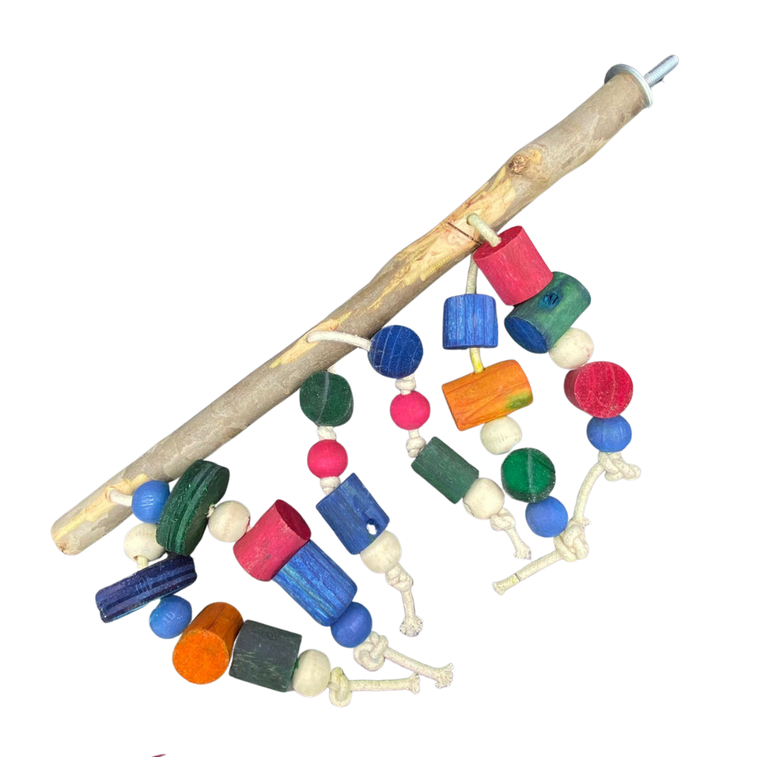 Bluegum Perch With Toys