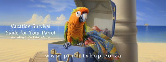 Marcel the Cockatoo's Vacation Survival Guide for Your Parrot