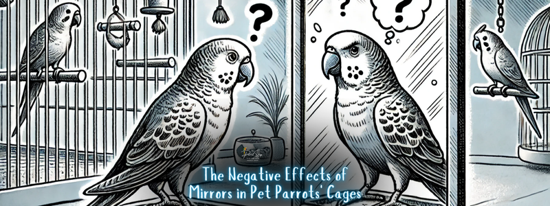 The Negative Effects of Mirrors in Pet Parrots' Cages