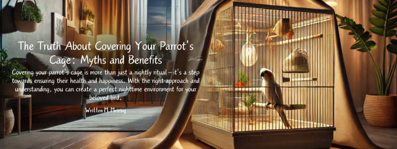 The Truth About Covering Your Parrot's Cage: Myths and Benefits