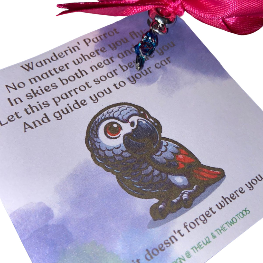 Parrot Charm Card