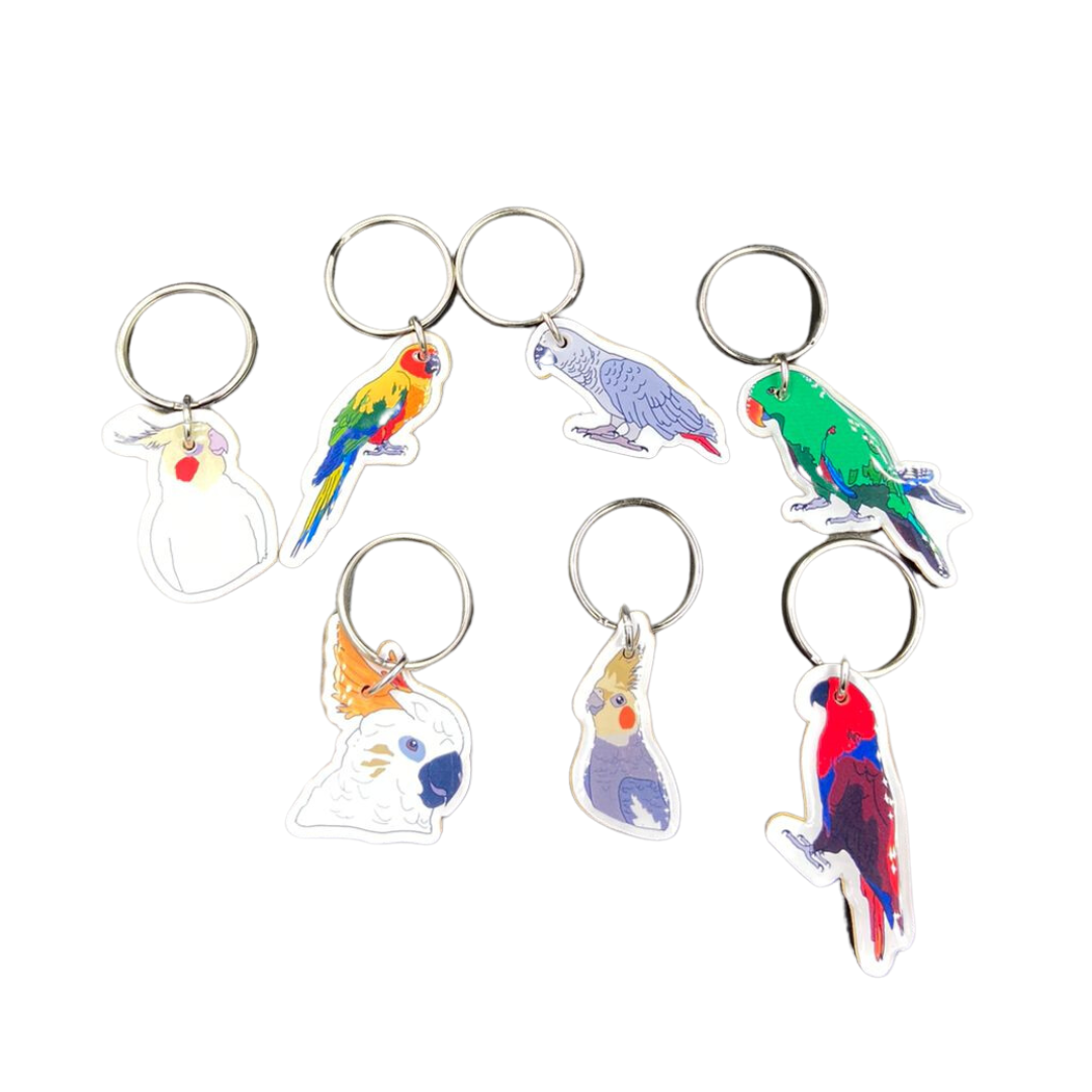 Parrot Key Rings – Parrot Supplies Co