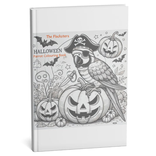 Halloween Parrot Colouring Book