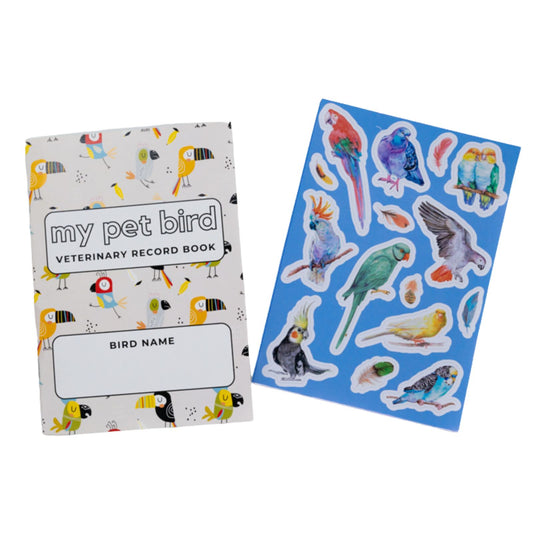 My Pet Bird Veterinary Record Book